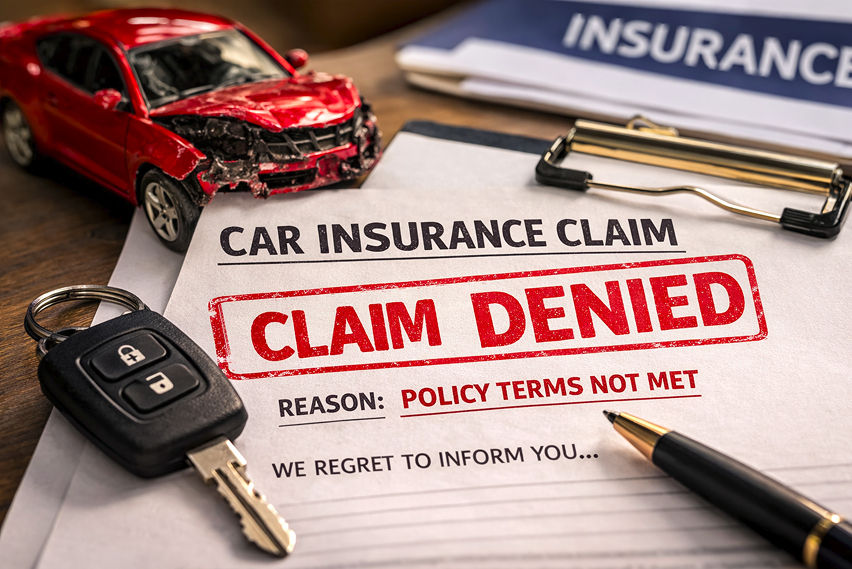 car insurance claim rejection