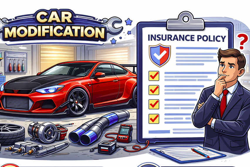 car mods & raise in premium