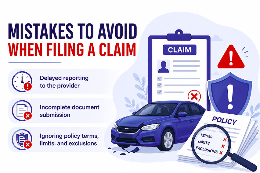 Mistakes to avoid when filing a claim