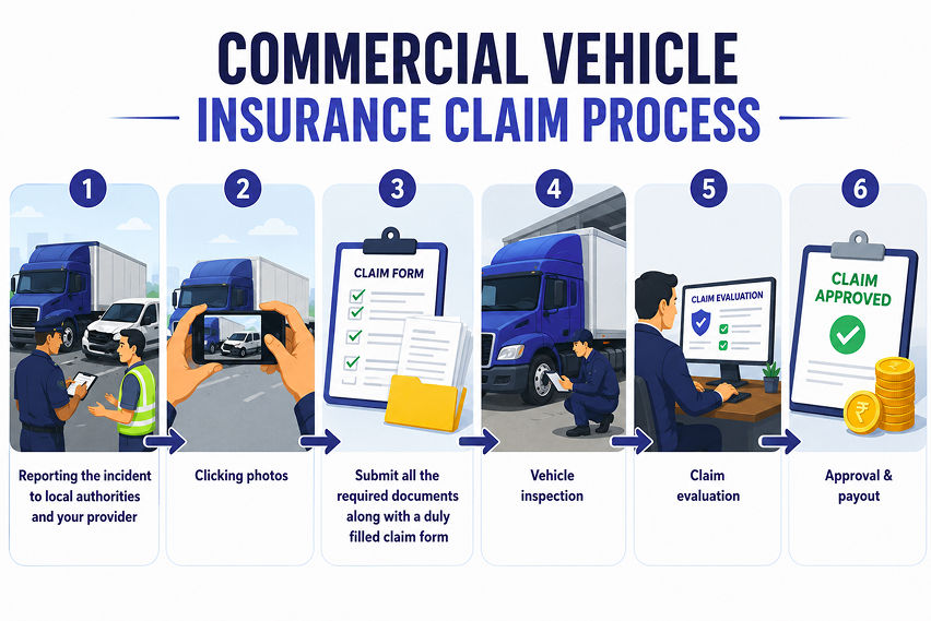 commercial vehicle insurance claim process