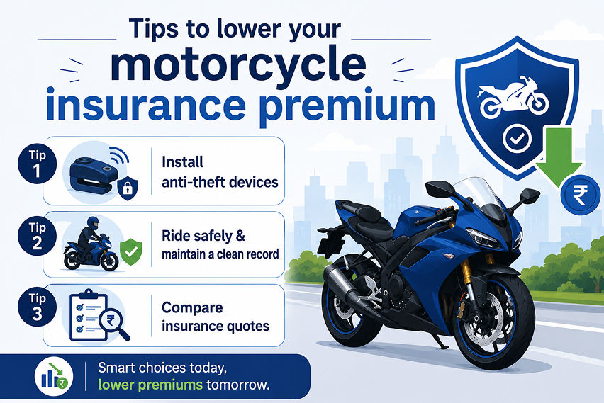 Tips to lower your motorcycle insurance premium