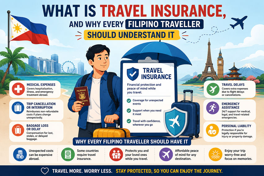 What is travel insurance, and why every Filipino traveller should understand it