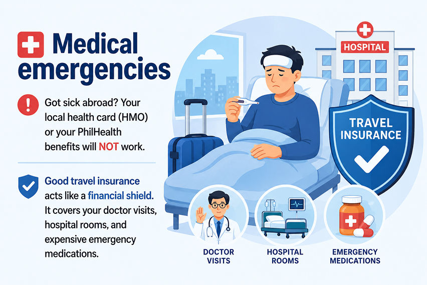 Travel insurance: medical emergencies
