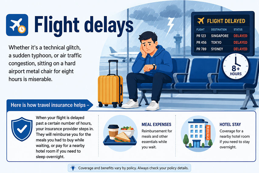 Travel insurance: flight delays