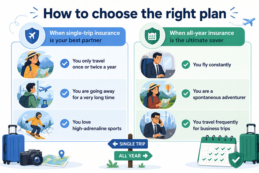 How to choose the right travell insurance plan