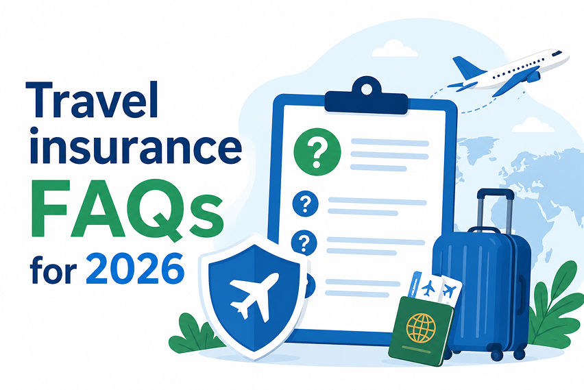 Travel insurance FAQs for 2026: Everything travellers most commonly ask