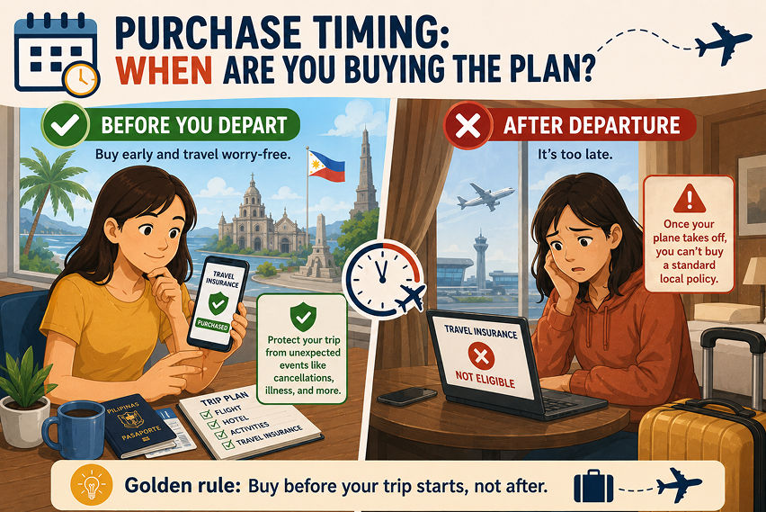 Travel insurance policy eligibility criteria