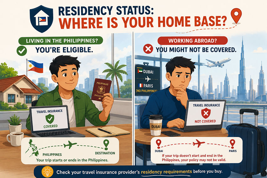 Travel insurance policy eligibility criteria