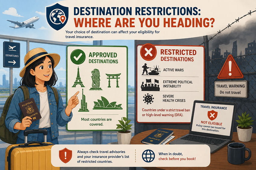 Travel insurance policy eligibility criteria