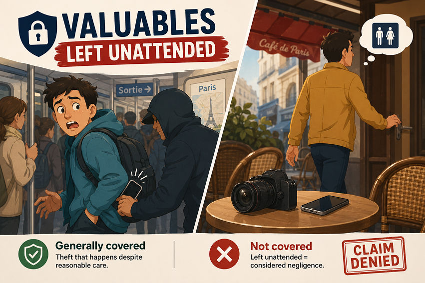 Travel insurance policy - What is not covered