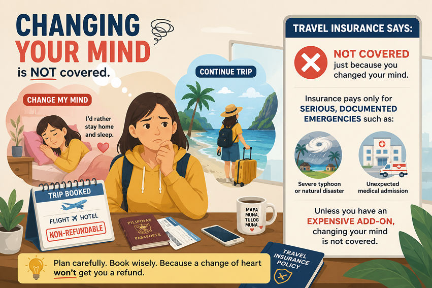 Travel insurance policy - What is not covered