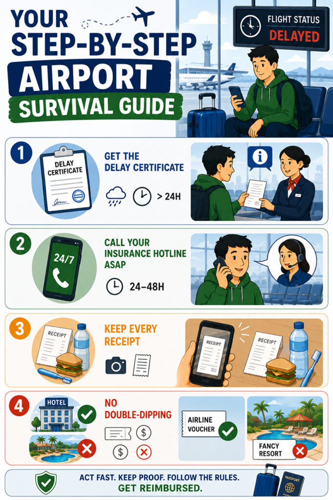 Step-by-step airport survival guide