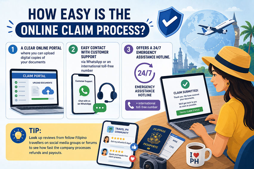 online claim process