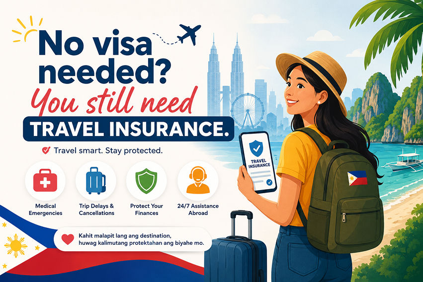 No visa needed? You still need travel insurance