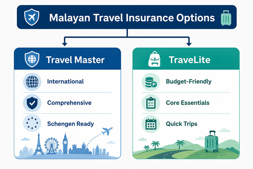 The two main plans: Travel Master and TraveLite
