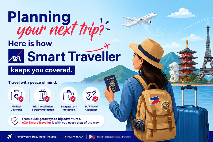 Planning your next trip? Here is how AXA Smart Traveller keeps you covered