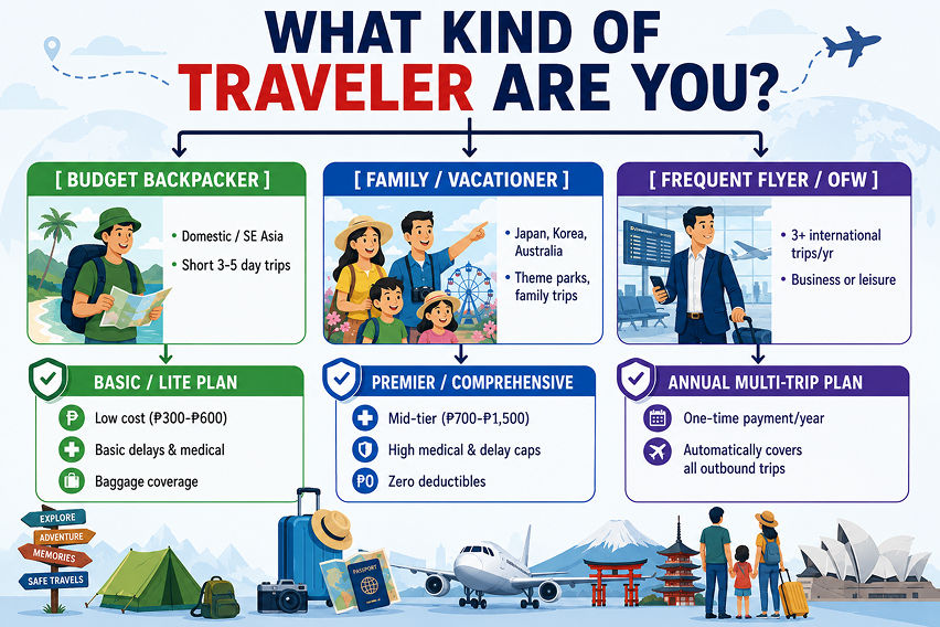 compare and choose the right travel insurance policy