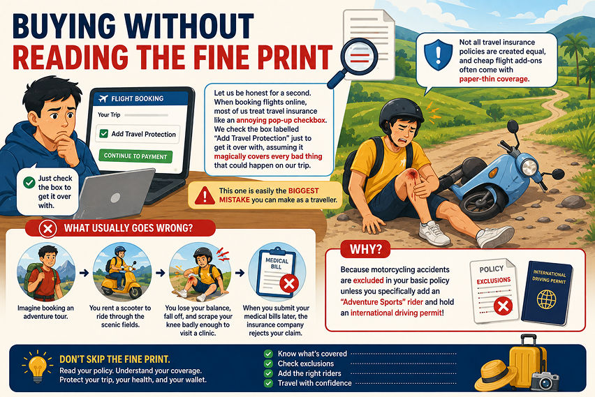travel insurance claim mistakes 