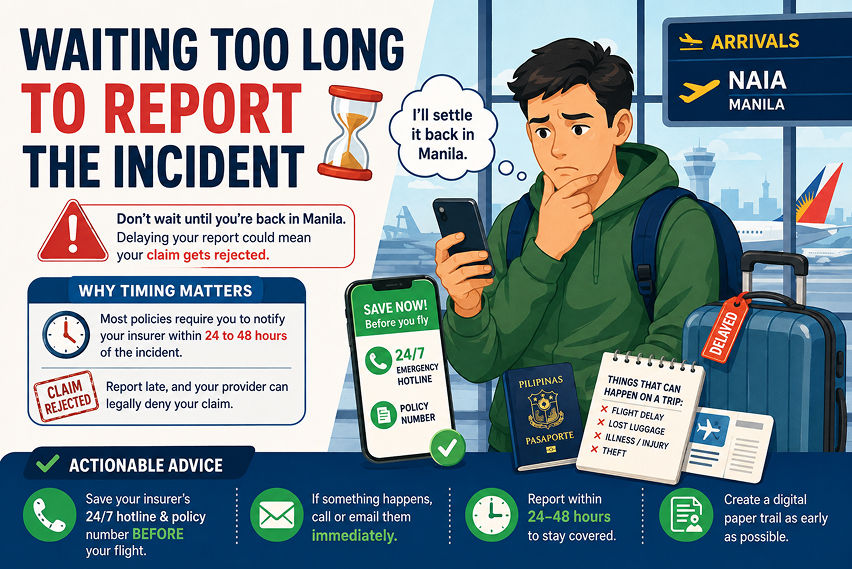 travel insurance claim mistakes 