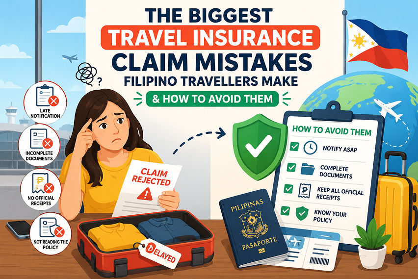 The biggest travel insurance claim mistakes Filipino travellers make & how to avoid them