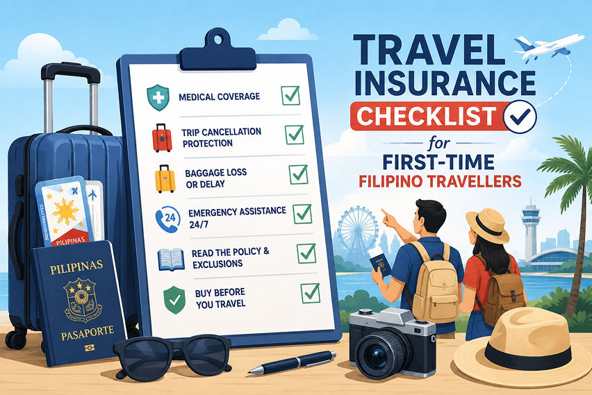Travel insurance checklist for first-time Filipino travellers