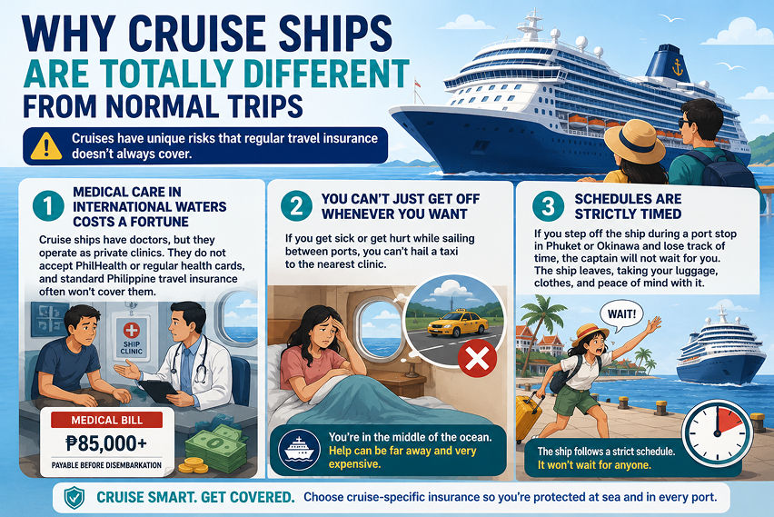Travel insurance for cruises