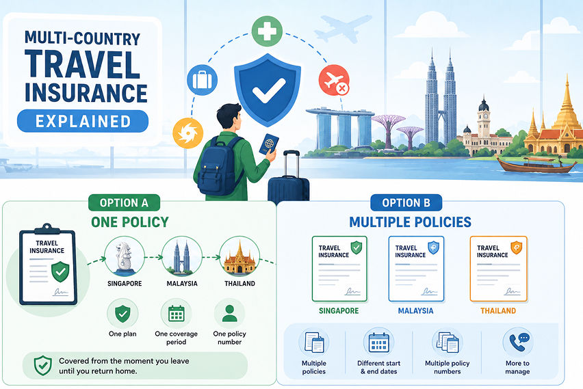One or multiple travel insurance policies