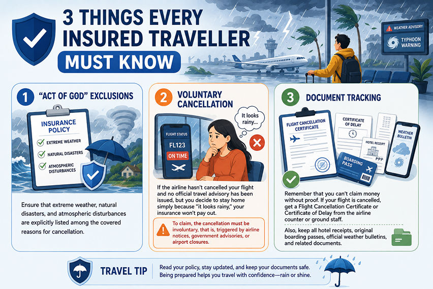 Airline travel insurance vs. comprehensive insurance