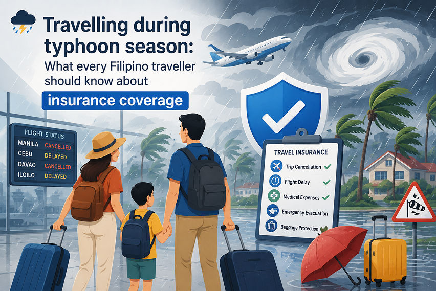 Travelling during typhoon season: What every Filipino traveller should know about insurance coverage