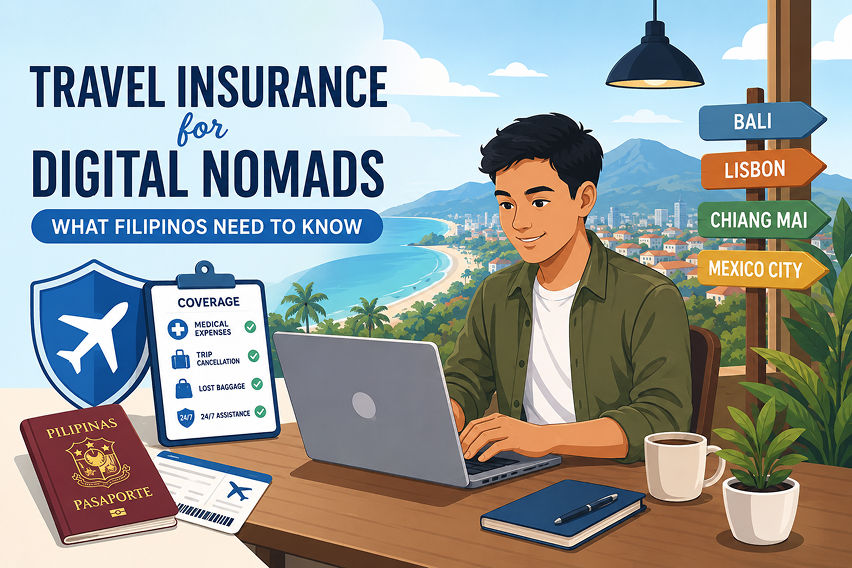 Travel insurance for digital nomads: What Filipinos need to know
