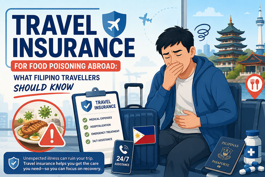 Travel insurance for food poisoning abroad: What Filipino travellers should know