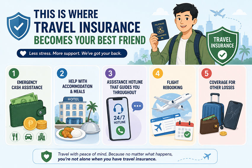 Passport lost overseas & travel insurance