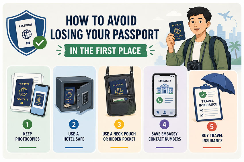 Passport lost overseas & travel insurance