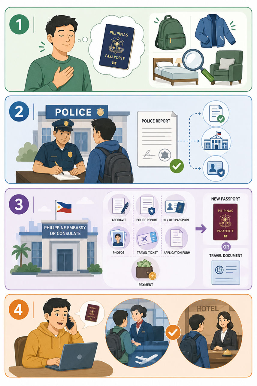 Passport lost overseas & travel insurance