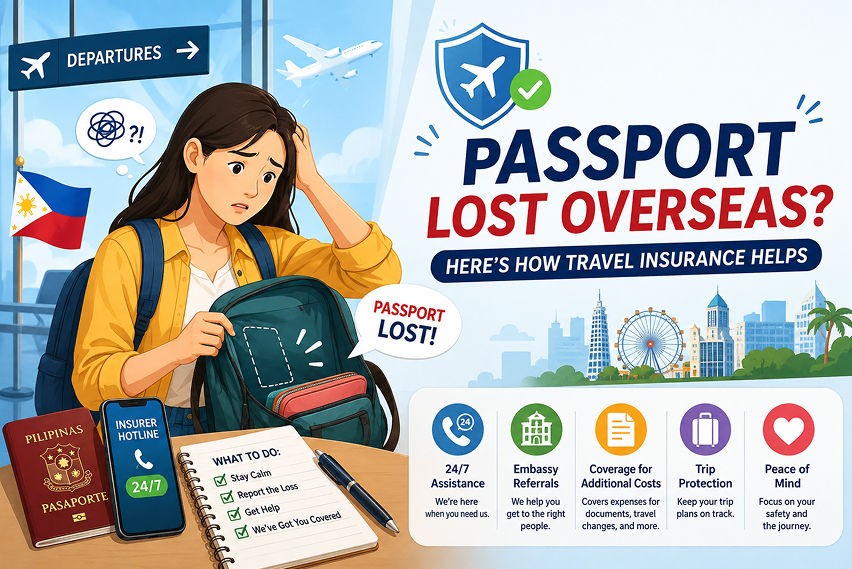 Passport lost overseas? Here’s how travel insurance helps
